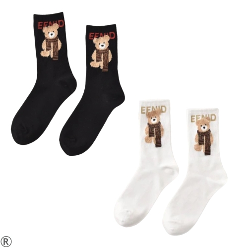 Комплект от два чифта чорапи с мече - Teddy bear