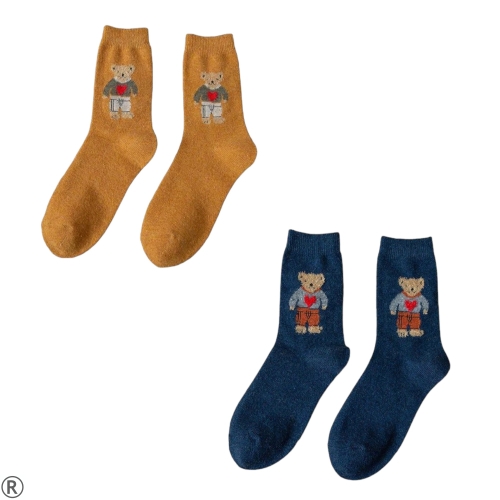 Сет от два чифта чорапи с Teddy Bear - lauren