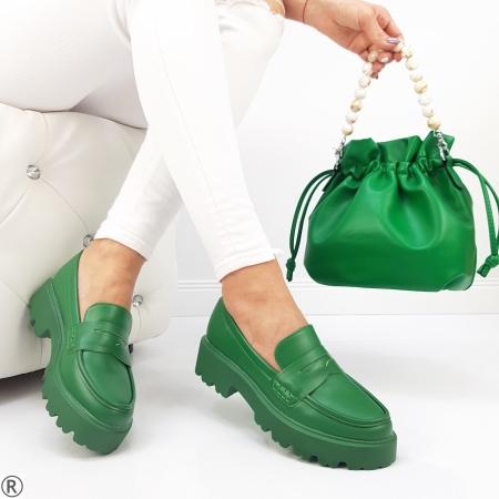 Дамски обувки в зелен цвят- Amy Green