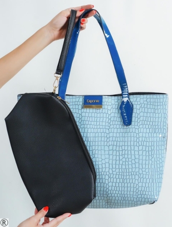 Чанта торба в син цвят- Vanesa Blue