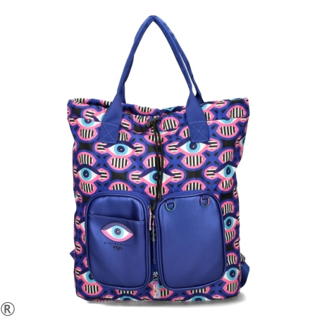 Дамска чанта-раница 2 в 1 - EGO Blue 10372