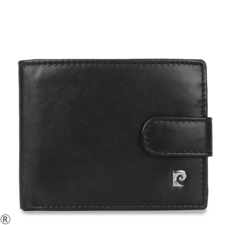 Черен кожен портфейл- Pierre Cardin 10452