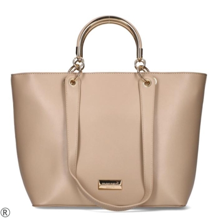 Голяма бежова чанта- Monnari Beige 10600
