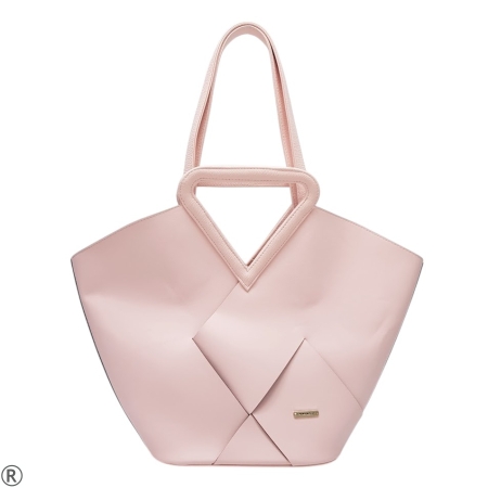 Голяма дамска чанта в розов цвят- Laura Biaggi Pink 10639