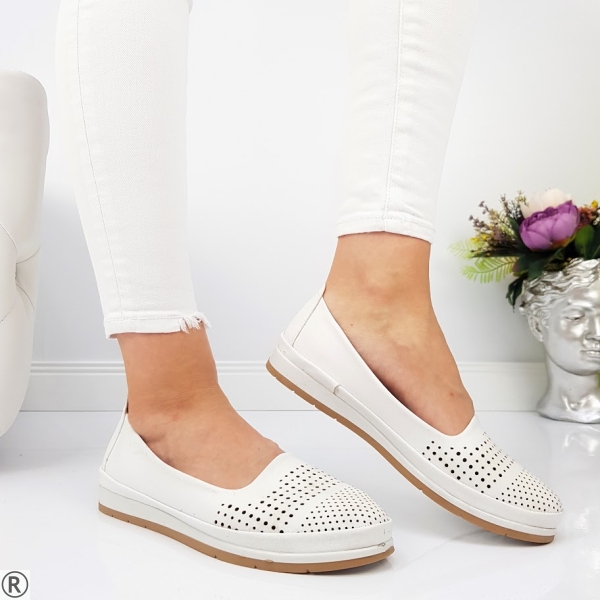 Дамски ежедневни обувки в бял цвят- Matilde White