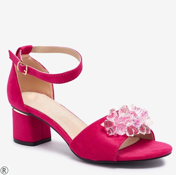 Дамски сандали в цикламен цвят- Julia 