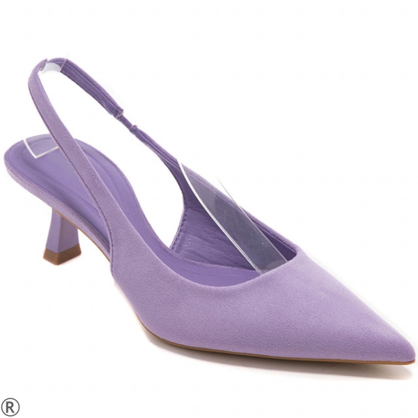 Лилави обувки на ток- Susanne Purple