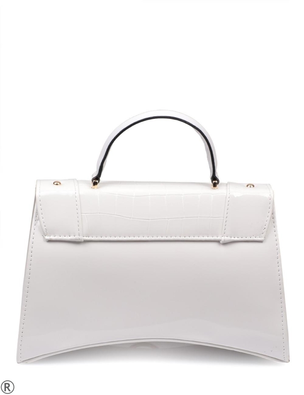 Елегантна бяла чанта- Malene White