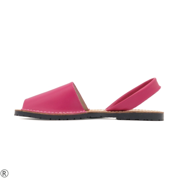 Равни сандали от естествена кожа- Deni Pink