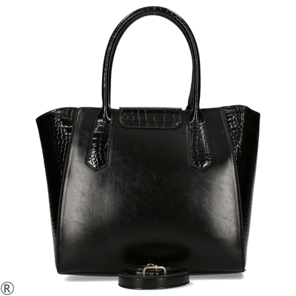 Дамска чанта Monnari- Multi Black Kroco