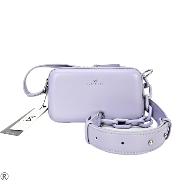 Малка дамска чанта Alex&Mia- Purple