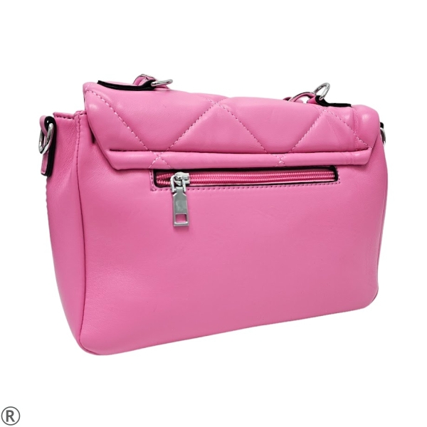 Малка елегантна чанта в цикламен цвят- Olivia Pink