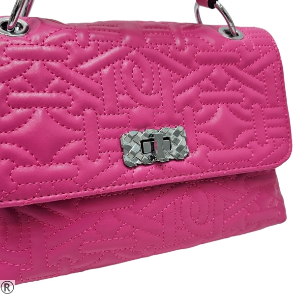 Елегантна чанта в цикламен цвят- Renee Pink