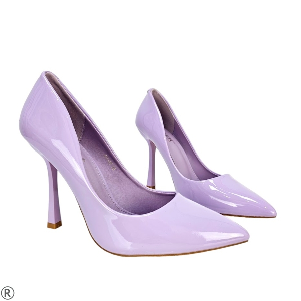 Елегантни обувки на висок ток в лилав цвят- Lisa Purple