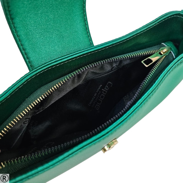 Мини чанта в зелен цвят- Izabela Green