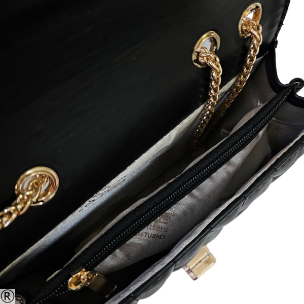 Малка елегантна чанта в черен цвят- Izidora Black