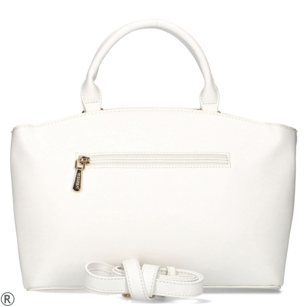 Стилна бяла чанта MONNARI- White/Gold