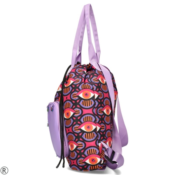 Дамска чанта-раница 2 в 1 - EGO Purple 10373