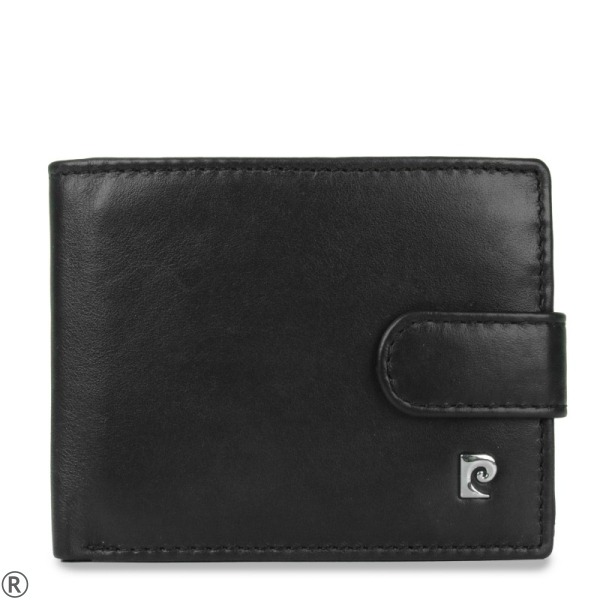 Черен кожен портфейл- Pierre Cardin 10452