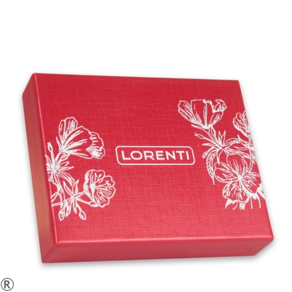 Златисто портмоне от естествена кожа- LORENTI 10462