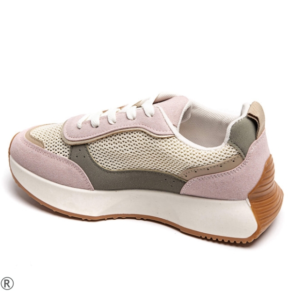 Розови дишащи маратонки- Jaklin Pink 10280