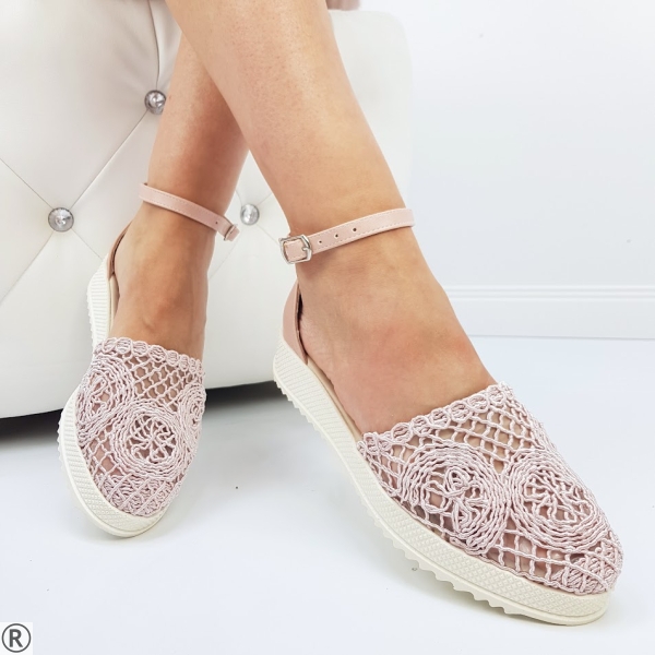 Розови летни обувки- Mia Pink 10690