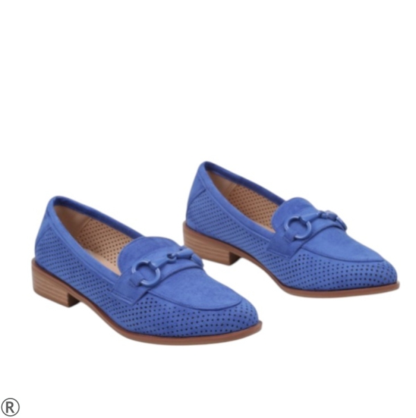 Сини дамски лоуфъри- Izabel Blue 11065