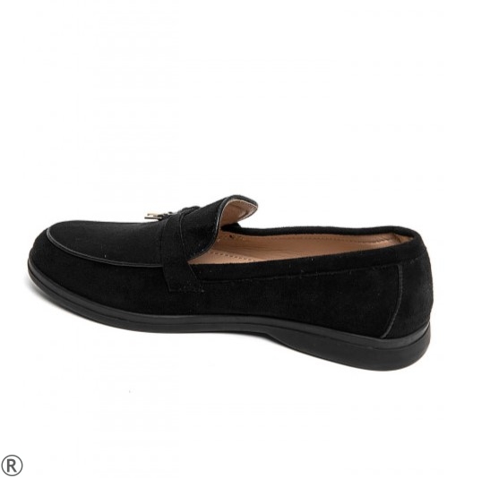 Черни равни лоуфъри- Danaq Black 11209