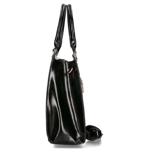 Дамска чанта в черен и червен цвят- Monnari Black/Red 11250