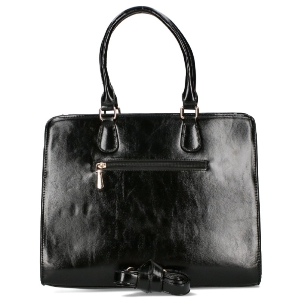 Дамска чанта в черен и червен цвят- Monnari Black/Red 11250