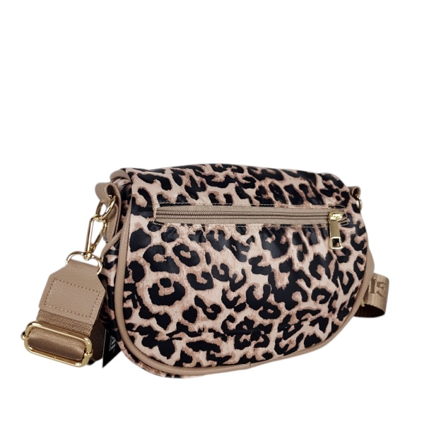 Леопардова чанта за през рамо- Laura Biaggi 11285