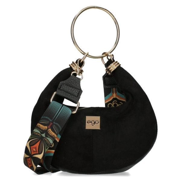 Черни каубойски ботуши със сребристи капси- Helen Black 11316