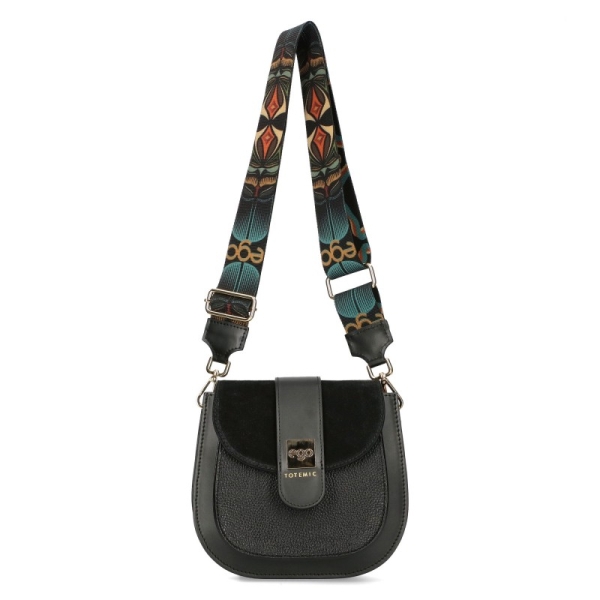 Черни кубинки от естествен кожа- Klara Black 11332