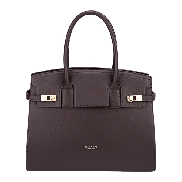 Кафяви ботуши на висок ток- Klaudiq Brown 11314