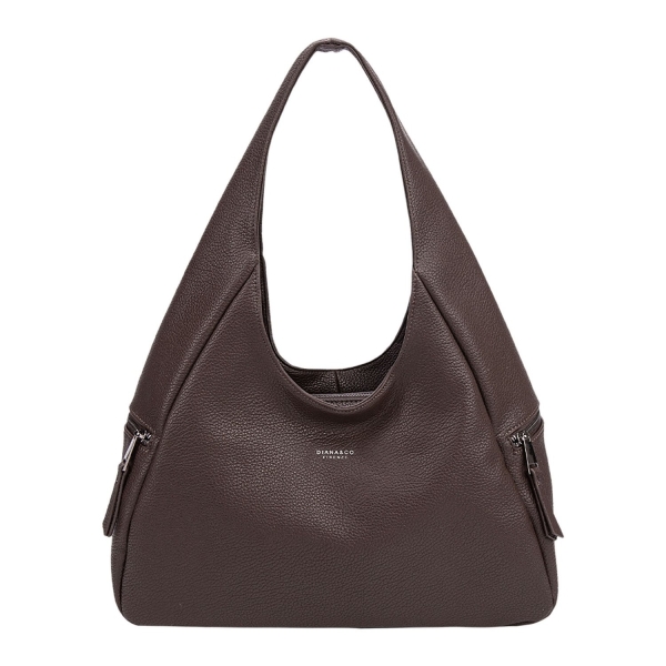 Кафяви дамски боти с малък ток -  Lura Brown 11232