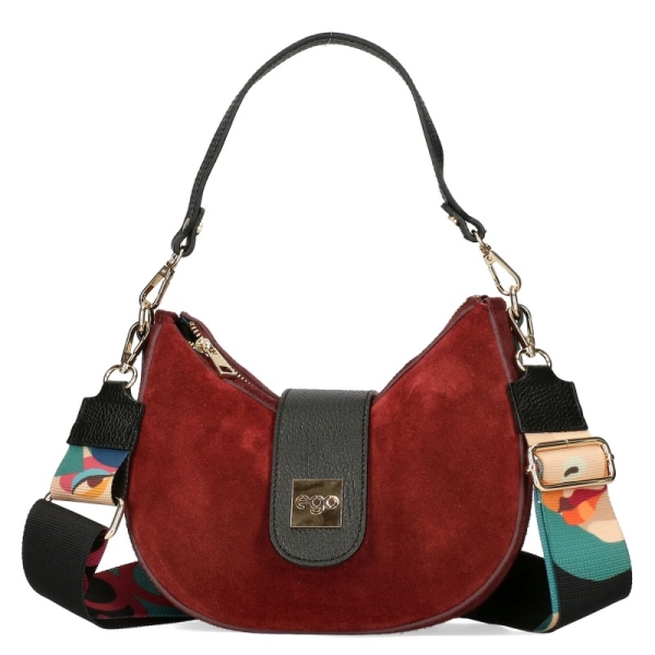 Червени дамски боти от естествена кожа- Zina Red 11241