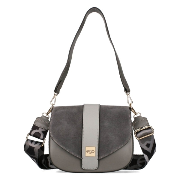 Сиви боти с кроко принт на удобен ток- Eliza Bulgaria 11393