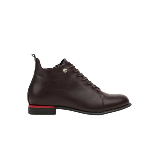 Равни боти цвят кафе- Amanda 11462