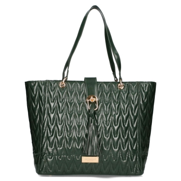 Зелени боти от естествен велур- Tamaris Green 11228