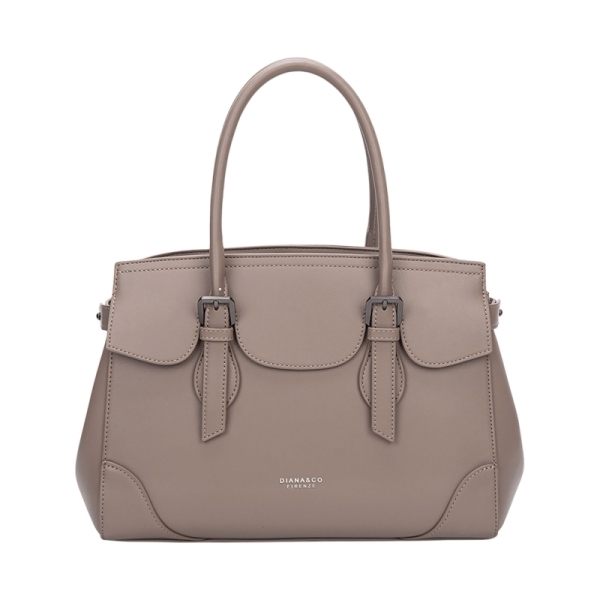 Бежови обувки на удобен широк ток- Darsi Beige 9241