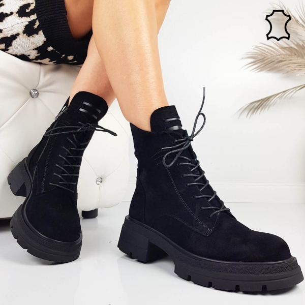 Топли велурени боти на масивно ходило- Eliza Bulgaria 11476