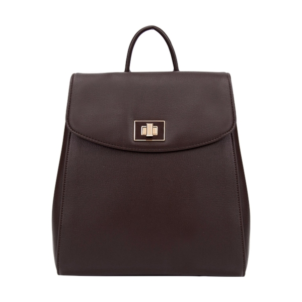 Кафяви дамски боти с малък ток -  Lura Brown 11232