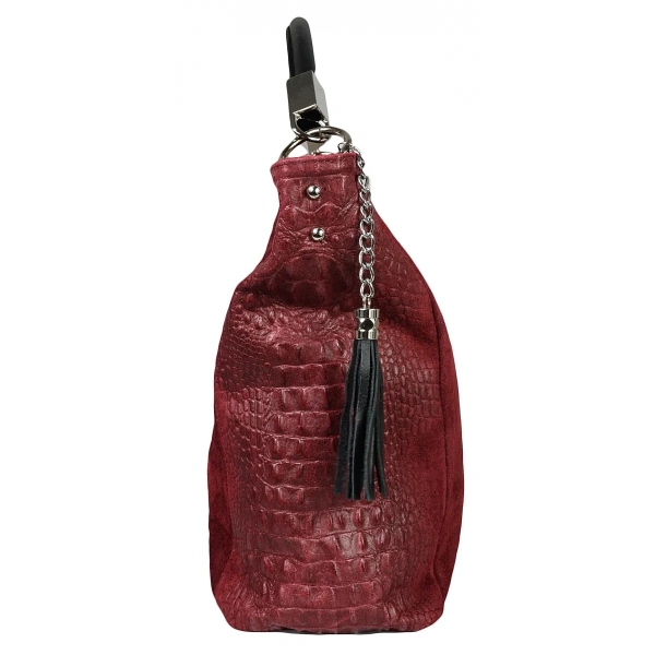 Луксозна чанта от естествен велур- Anakke 11501