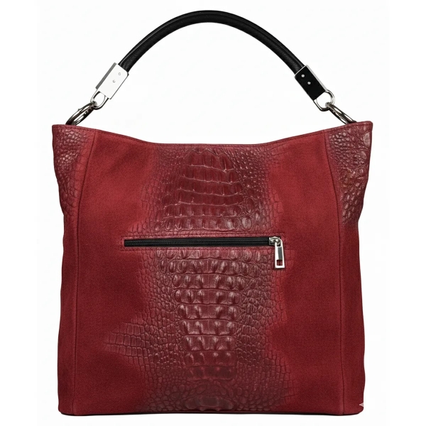 Луксозна чанта от естествен велур- Anakke 11501