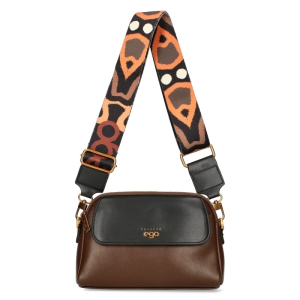 Кафяви боти на широк ток- Izabel Brown 11543