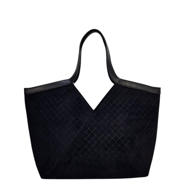 Черни боти от естествен велур с камъни- Eliza Bulgaria 11422