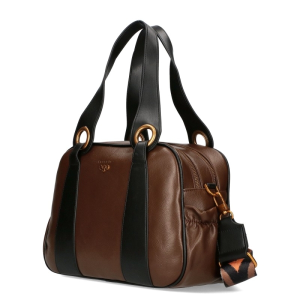 Кафява чанта тип куфарче- EGO Brown 11578