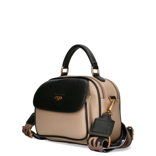 Бежова чанта с две отделения- EGO Beige 11579