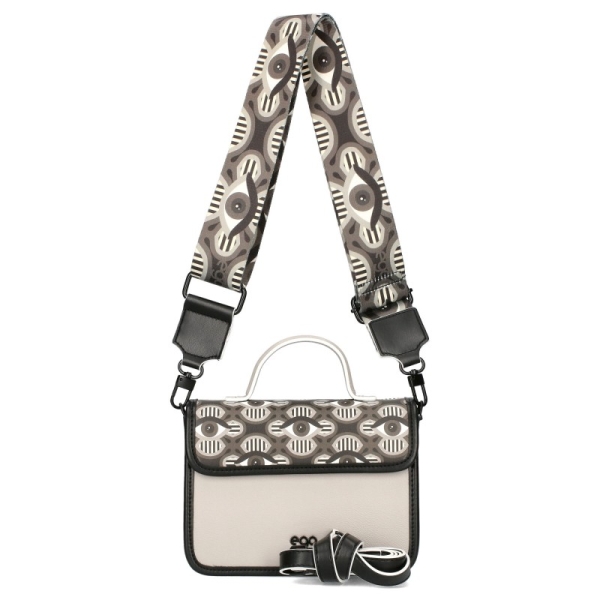 Сива чанта с дълга дръжка за през рамо- EGO Grey 11596