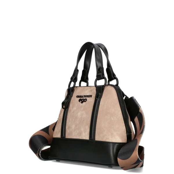 Бежова чанта с дълга дръжка за през рамо- EGO Beige 11608